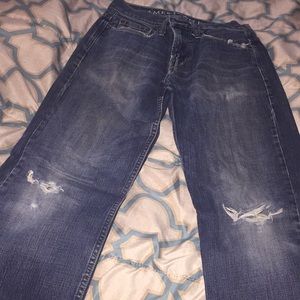 American eagle bootcut distressed denim